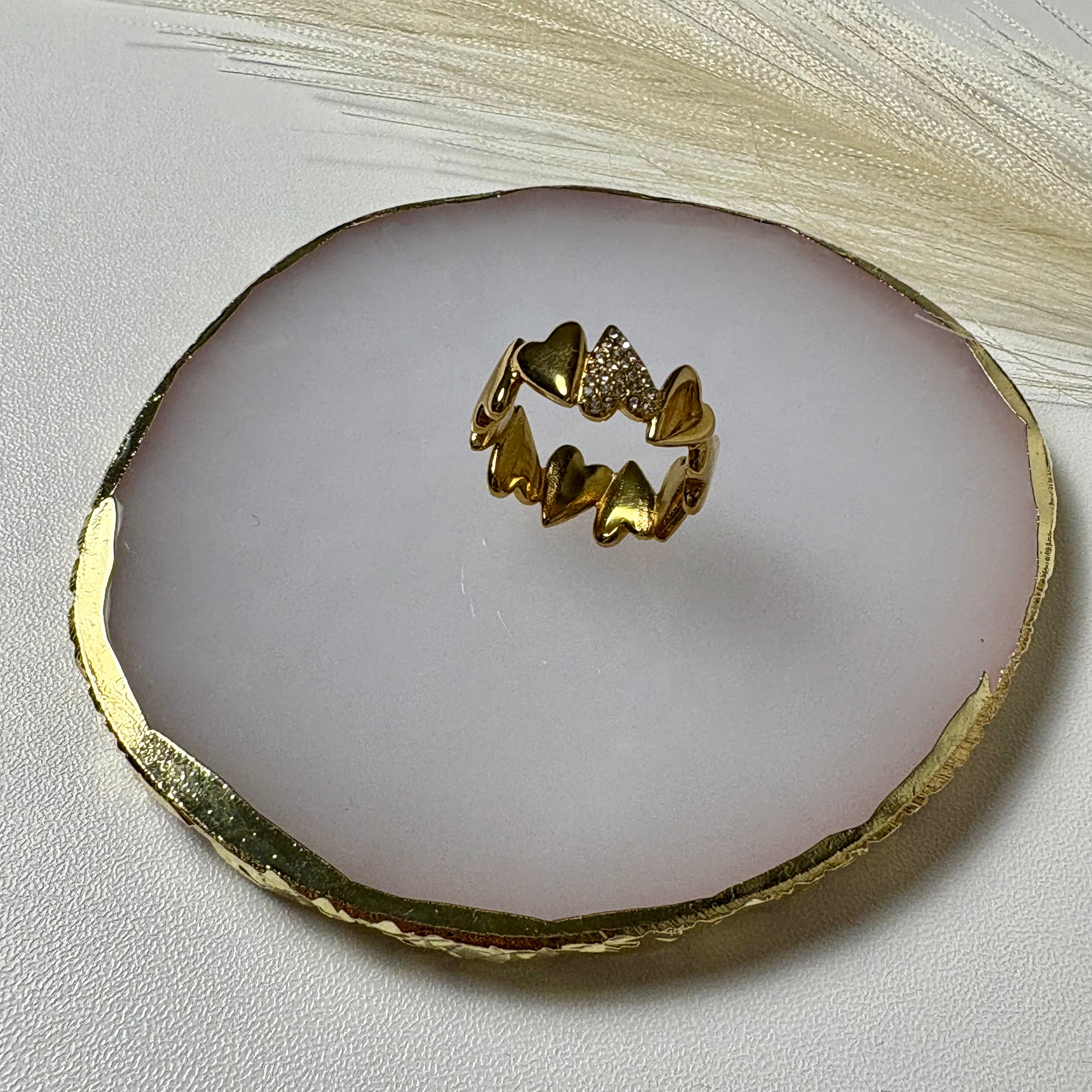 Amora CZ Heart Ring