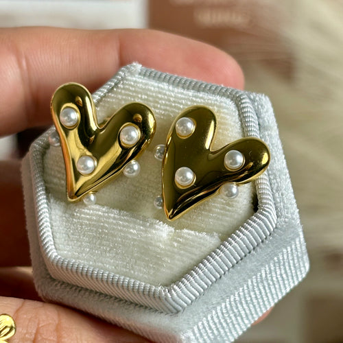 Aurora Pearl Heart Set