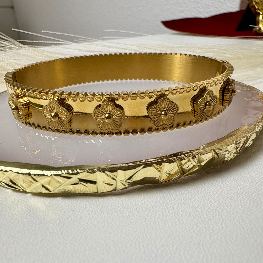Embossed Blossom Bracelet