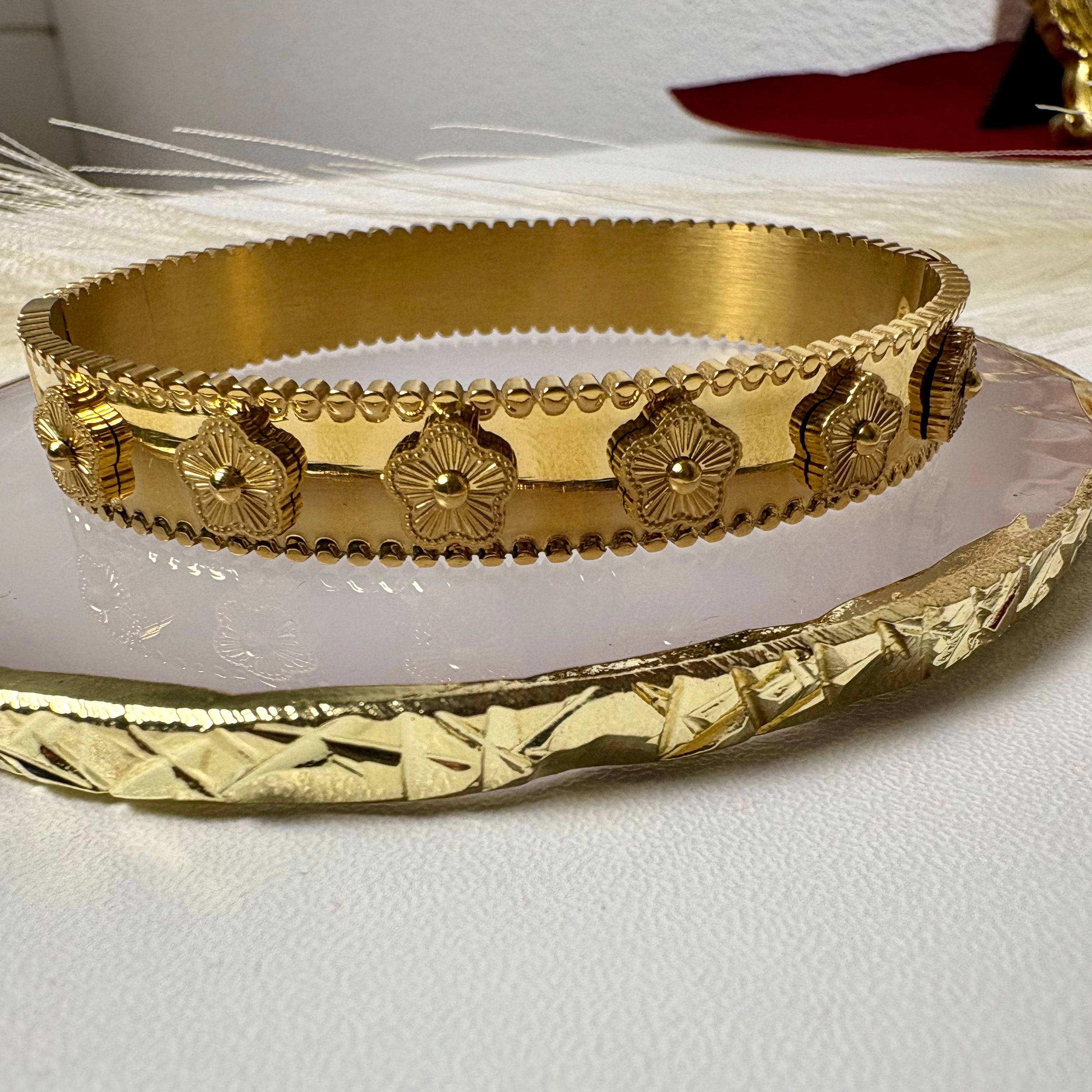 Embossed Blossom Bracelet