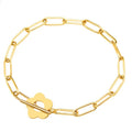 Daisy Paperclip Bracelet