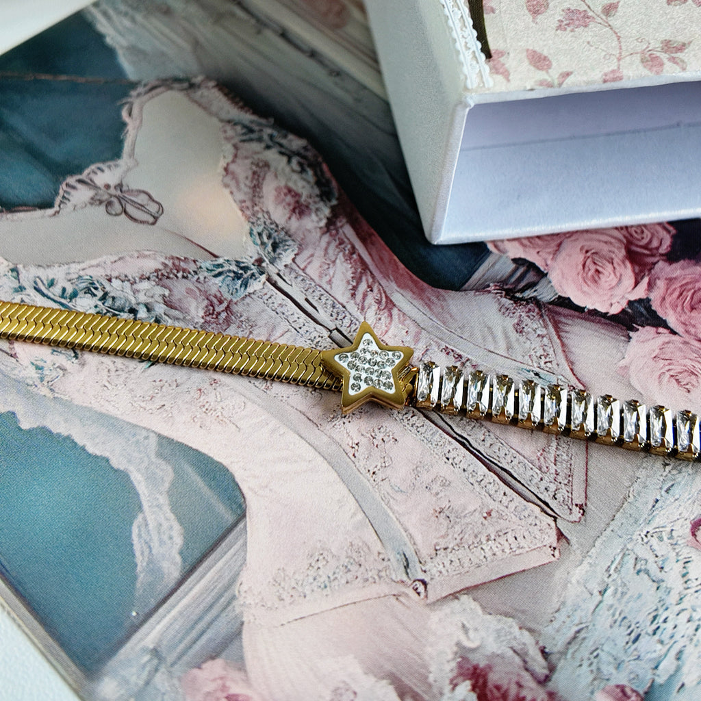 Star Charm Tennis Bracelet